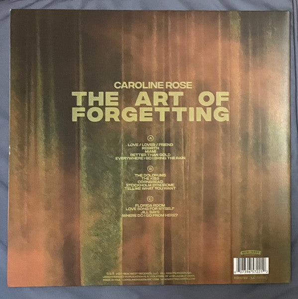 Caroline Rose : The Art Of Forgetting (LP, Album, Ltd, Gre + LP, Album, Ltd, Sin)
