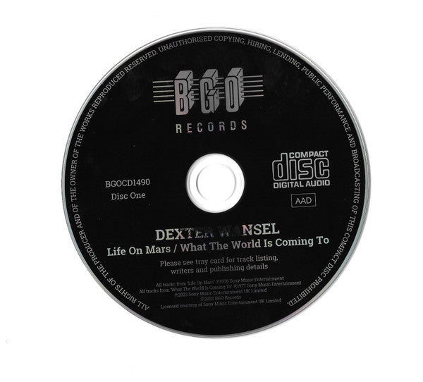 Dexter Wansel : Life On Mars / What The World Is Coming To / Voyager / Time Is Slipping Away (2xCD, Comp, RM)
