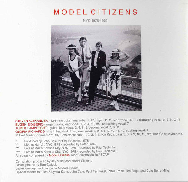 Model Citizens (3) : NYC 1978-1979 (CD, Album, RE)