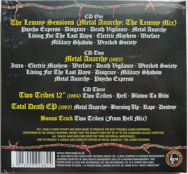 Warfare (2) : The Lemmy Sessions (3xCD, Comp)