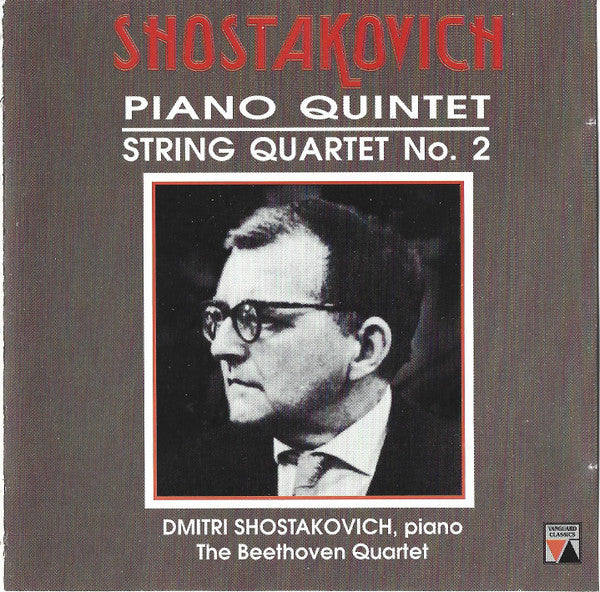 Dmitri Shostakovich, The Beethoven Quartet* : Piano Quintet / String Quartet No. 2 (CD, Comp, Mono, RM)