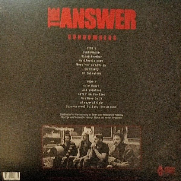 The Answer (3) : Sundowners (LP, Album)