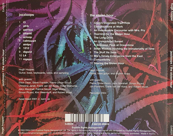 Hugh Hopper : Jazzloops / The Stolen Hour (2xCD, Album, Comp, RE)