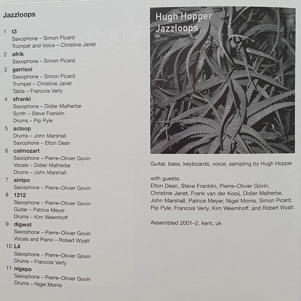 Hugh Hopper : Jazzloops / The Stolen Hour (2xCD, Album, Comp, RE)