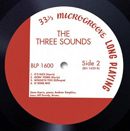 The Three Sounds : The 3 Sounds (LP, Album, Ltd, RE, Unofficial, 180)