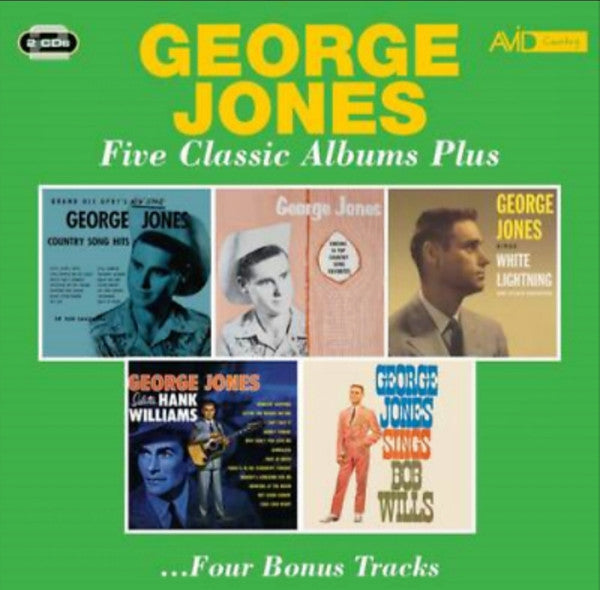 George Jones (2) : Five Classic Albums Plus Four Bonus Tracks (2xCD, Comp, RM)
