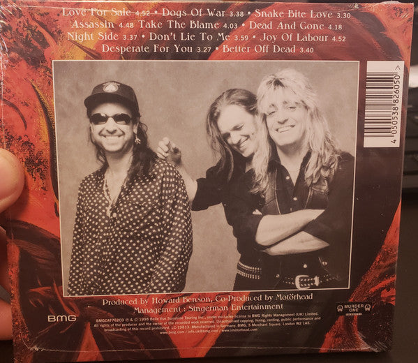 Motörhead : Snake Bite Love (CD, Album, RE, Dig)