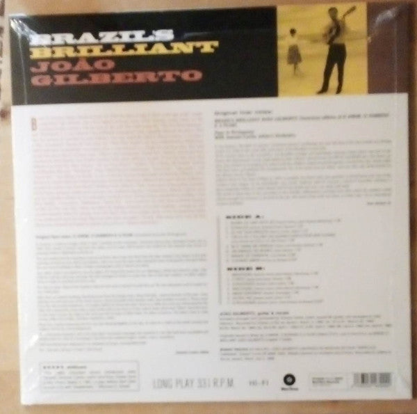 João Gilberto : Brazil's Brilliant (LP, Album, RE, 180)