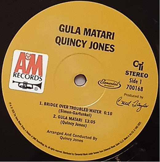 Quincy Jones : Gula Matari (LP, Album, RE, Gat)