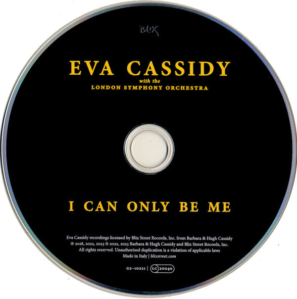 Eva Cassidy With The London Symphony Orchestra : I Can Only Be Me (CD, Album, Har)