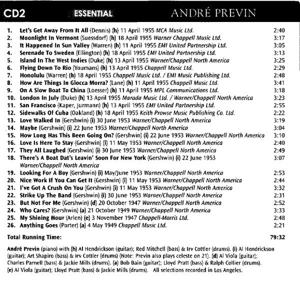 André Previn : The Essential Collection  (2xCD, Comp)
