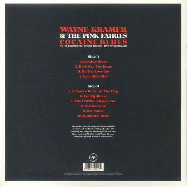 Wayne Kramer & The Pink Fairies : Cocaine Blues - '74 - '78 Recordings (LP, Cle)