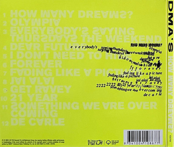 DMA's : How Many Dreams? (CD, Album)