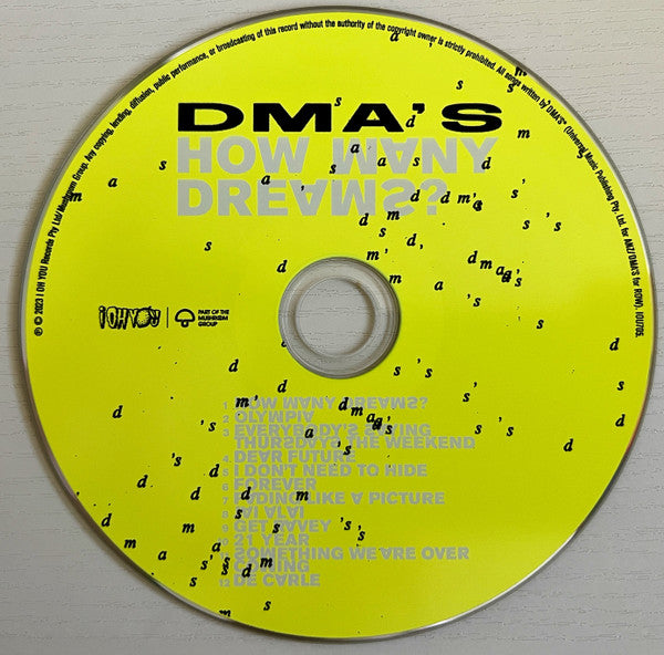 DMA's : How Many Dreams? (CD, Album)