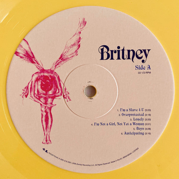 Britney Spears : Britney (LP, Album, Ltd, RE, RP, Yel)