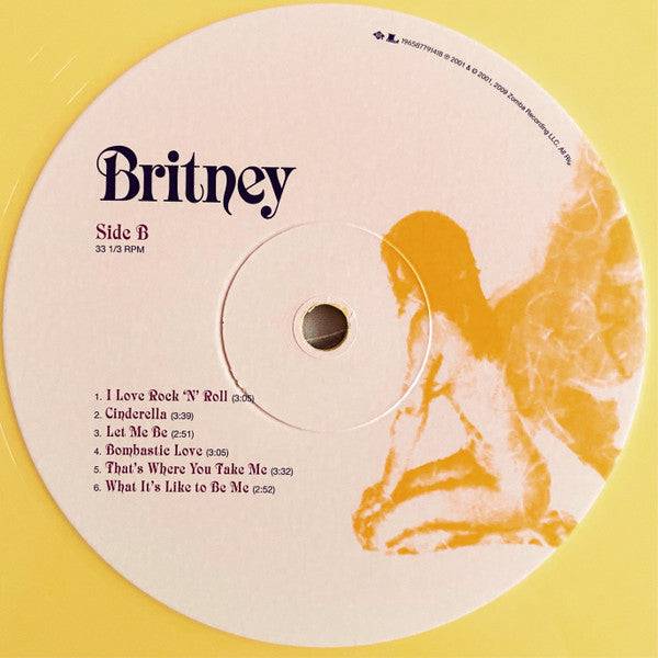 Britney Spears : Britney (LP, Album, Ltd, RE, RP, Yel)