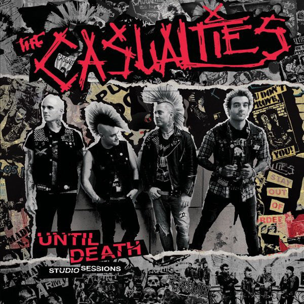 The Casualties : Until Death Studio Sessions (LP, Ltd, Spl)