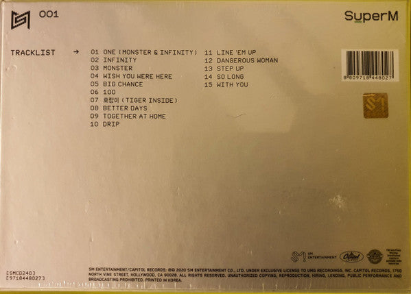 SuperM : Super One (CD, Album + Box, One)