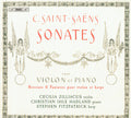 Camille Saint-Saëns — Cecilia Zilliacus, Christian Ihle Hadland, Stephen Fitzpatrick (2) : Sonates Pour Violon Et Piano (SACD, Hybrid, Multichannel)