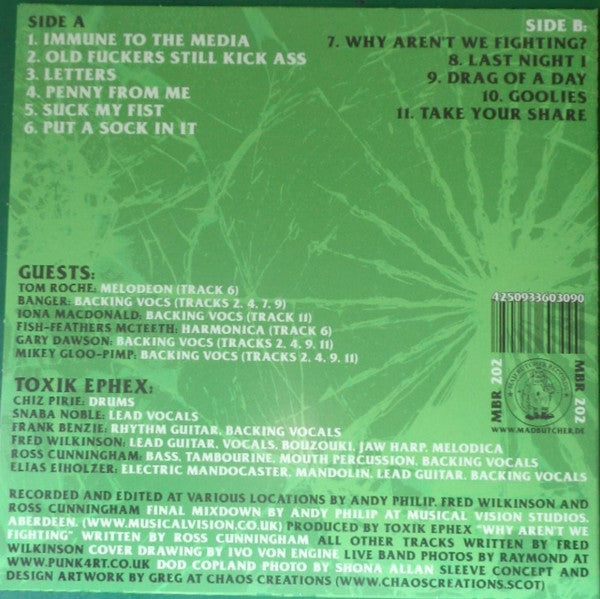 Toxik Ephex : Immune To The Media (LP, Album)