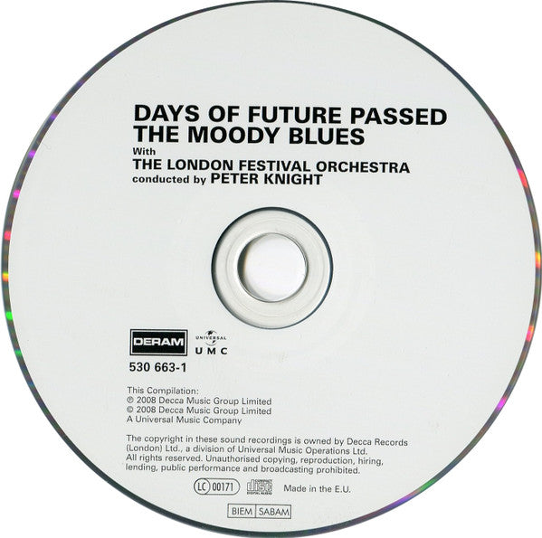The Moody Blues With The London Festival Orchestra Conducted By Peter Knight (5) : Days Of Future Passed (CD, Album, RE, RM)