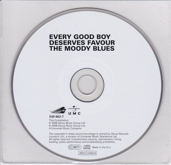 The Moody Blues : Every Good Boy Deserves Favour (CD, Album, RE, RM)