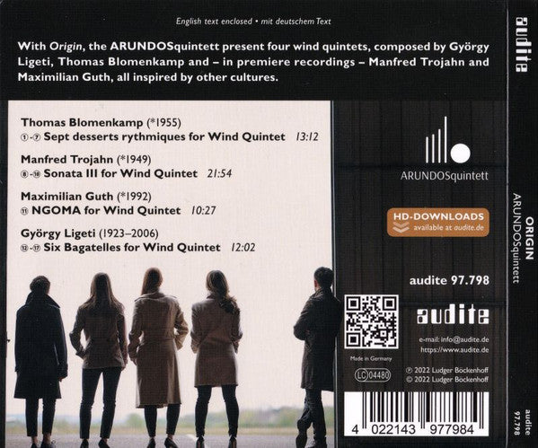 ARUNDOSquintett : Origin (CD, Album)