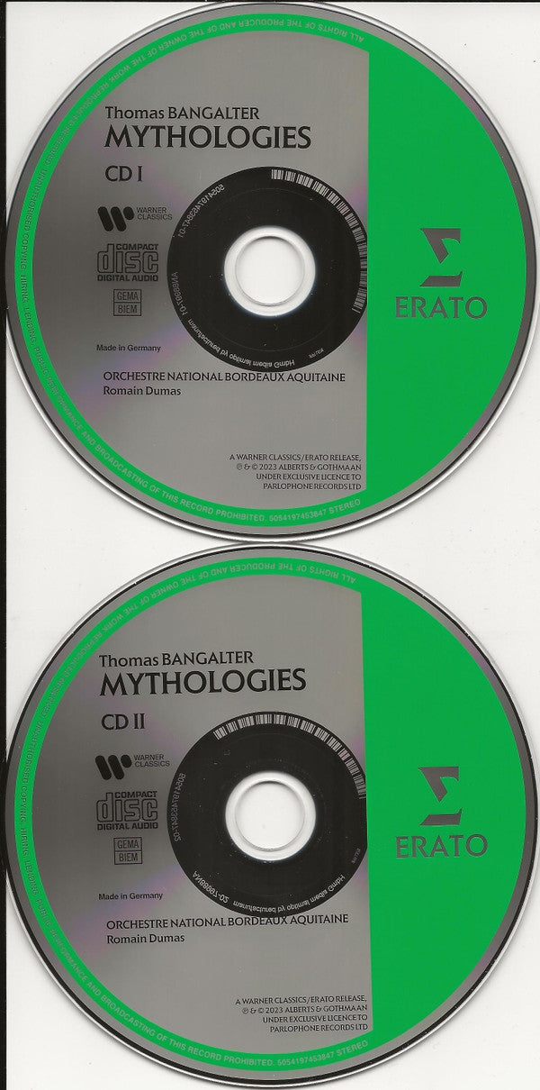 Thomas Bangalter, Orchestre National Bordeaux Aquitaine, Romain Dumas : Mythologies (2xCD, Album)