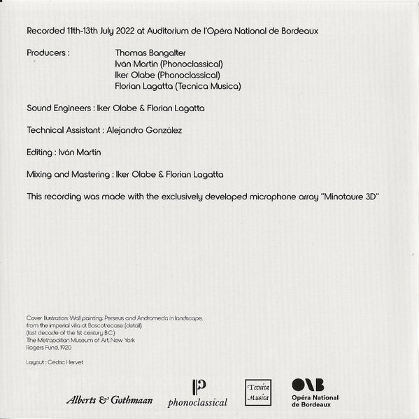 Thomas Bangalter, Orchestre National Bordeaux Aquitaine, Romain Dumas : Mythologies (2xCD, Album)