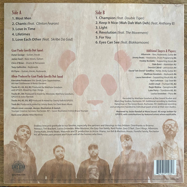 Giant Panda Guerilla Dub Squad : Love In Time (LP, Cle)