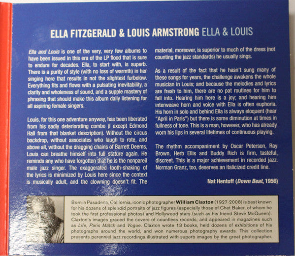 Ella Fitzgerald & Louis Armstrong : Ella & Louis (CD, Comp, RE, RM, Dig)