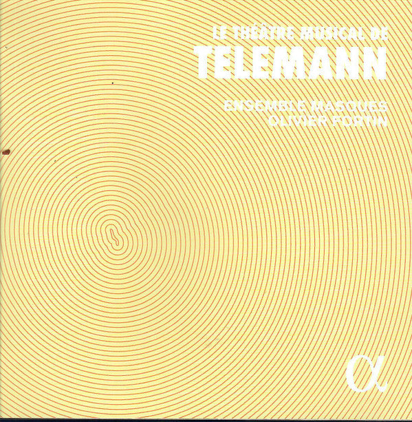 Georg Philipp Telemann, Ensemble Masques, Olivier Fortin : Le Théâtre Musical De Telemann (CD)