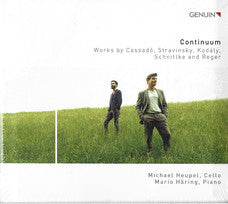 Michael Heupel (2), Mario Häring ,Works By Gaspar Cassadó, Igor Stravinsky, Zoltán Kodály, Alfred Schnittke, Max Reger : Continuum (CD, Album, Dig)