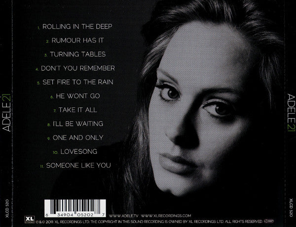 Adele (3) : 21 (CD, Album, Arv)