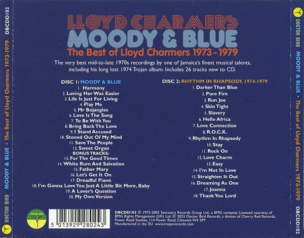 Lloyd Charmers : Moody & Blue - The Best Of Lloyd Charmers 1973-1979 (2xCD, Comp)