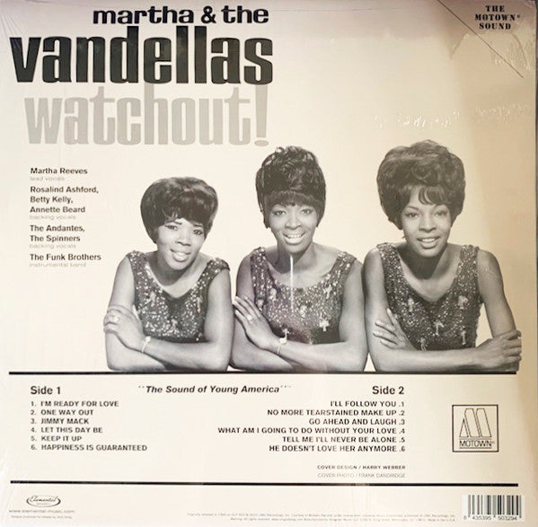 Martha Reeves & The Vandellas : Watchout! (LP, RE, 150)