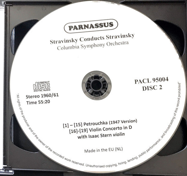 Igor Stravinsky, Columbia Symphony Orchestra, Isaac Stern : Stravinsky Conducts Stravinsky (2xCD, Comp, Ltd)