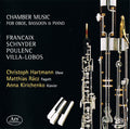 Jean Françaix, Daniel Schnyder, Francis Poulenc, Heitor Villa-Lobos – Christoph Hartmann (2), Matthias Racz, Anna Kirichenko : Chamber Music For Oboe, Bassoon & Piano (SACD, Hybrid, Multichannel, Album)