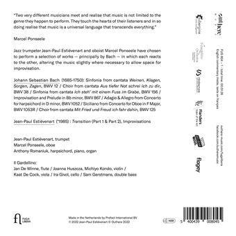 Jean-Paul Estiévenart, Marcel Ponseele, Il Gardellino feat. Anthony Romaniuk : Triptyque (CD, Album)