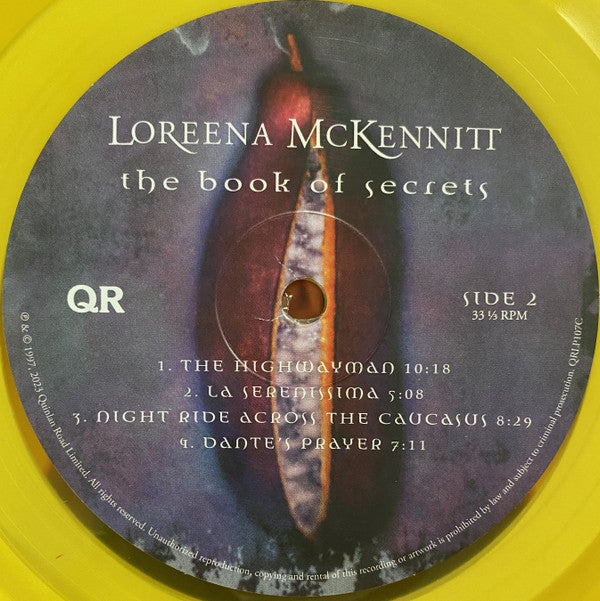 Loreena McKennitt : The Book Of Secrets (LP, Album, RE, RM, 140)