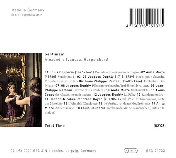 Alexandra Ivanova (2) : Sentiment (CD, Album)