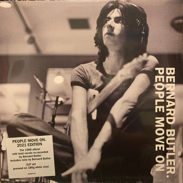 Bernard Butler : People Move On (2xLP, Album, Whi)