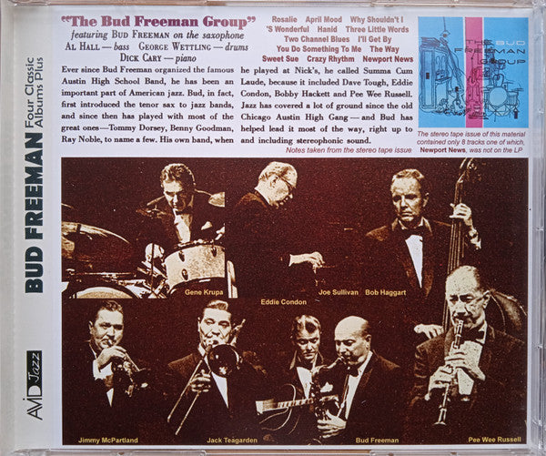Bud Freeman : Four Classic Albums Plus (2xCD, Comp, RM)