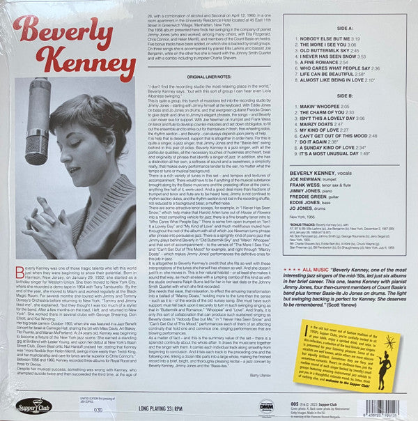 Beverly Kenney : With The Basie-Ites (LP, Album, Ltd, Num, RE)