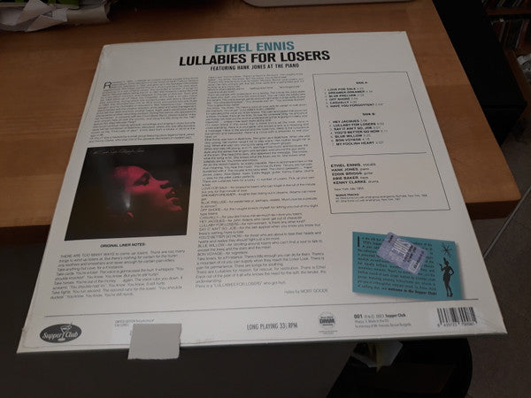 Ethel Ennis : Lullabies For Losers (LP, Album, Ltd, Num, RE)