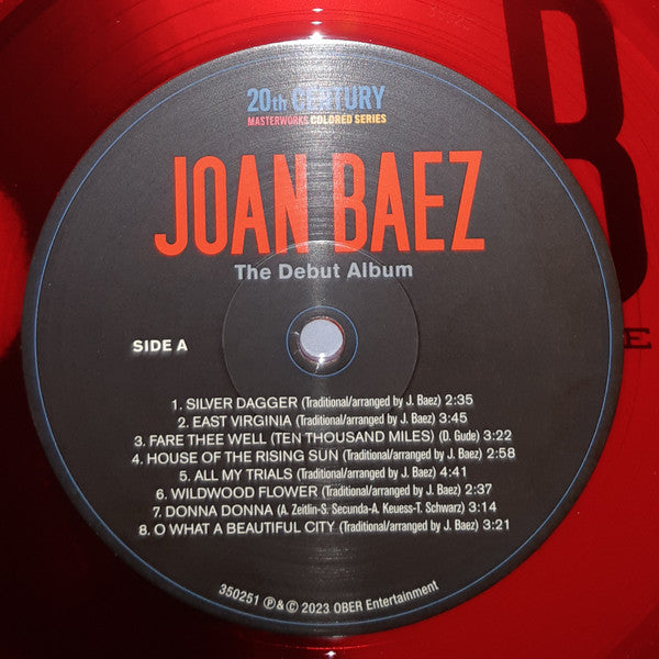 Joan Baez : Joan Baez The Debut Album (LP, Album, Ltd, RE, 180)