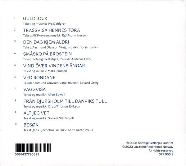 Solveig Slettahjell Quartet : Gullock (CD, Album)