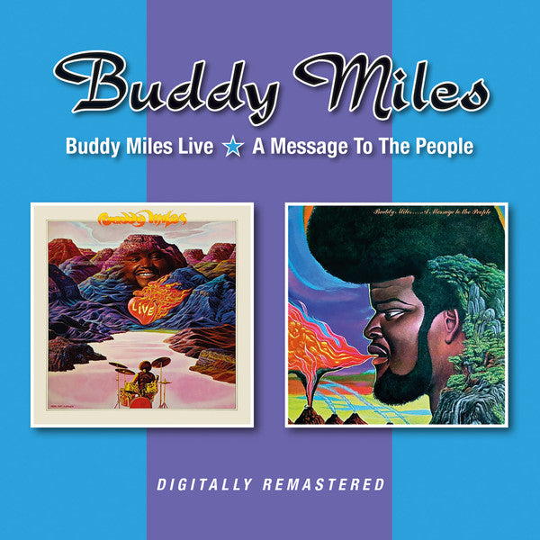 Buddy Miles : Buddy Miles Live / A Message To The People (2xCD, Album, Comp, RE, RM)