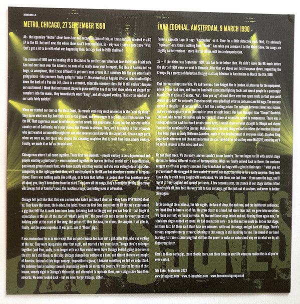 Jesus Jones : Live In Chicago 1990 (2xLP, Album, RSD, Whi)