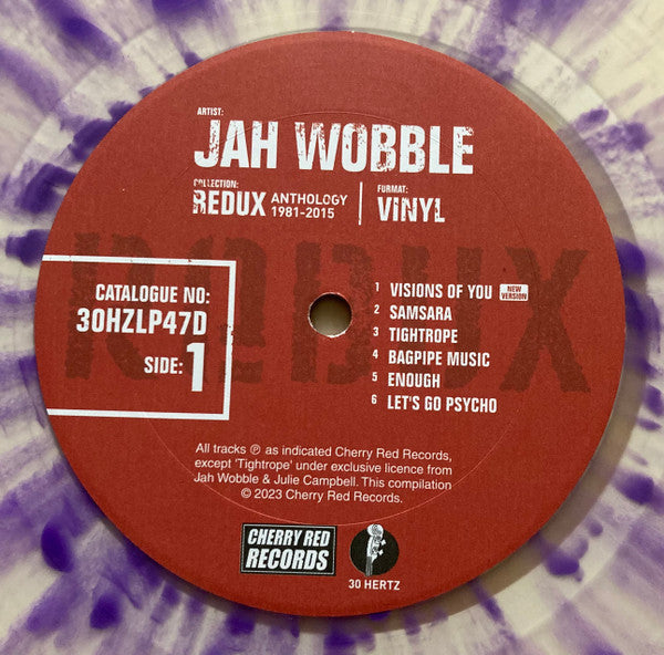 Jah Wobble : Redux (Anthology | 1981 - 2015) (2xLP, RSD, Comp, Ltd, Cle)